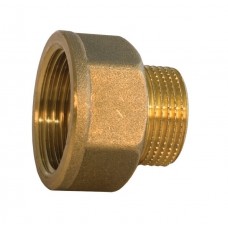 Переходник латунный Ду10(G3/8") х Ду8(G1/4") гайка/штуцер
