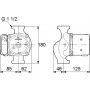 Насос Grundfos UPS 25-80 180мм 1х230V
